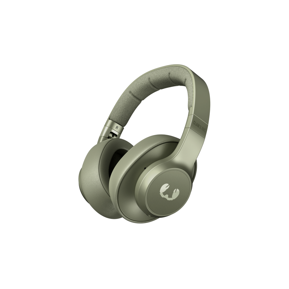 Fresh 'n Rebel Bluetooth®-Over-Ear-Kopfhörer "Clam 2 ANC", Dried Green