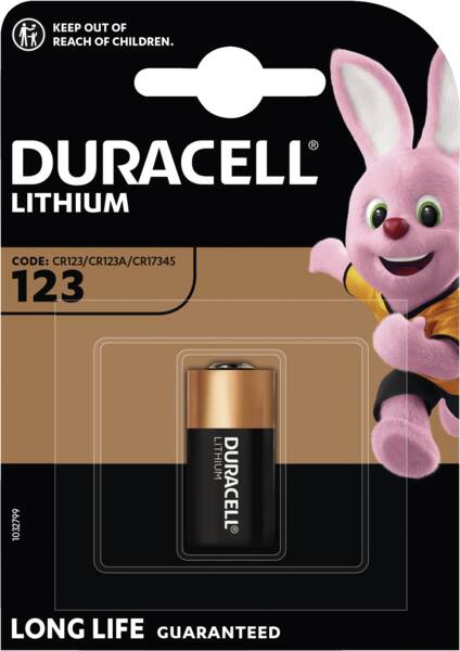 Duracell Ultra CR123A (CR123/CR17345)