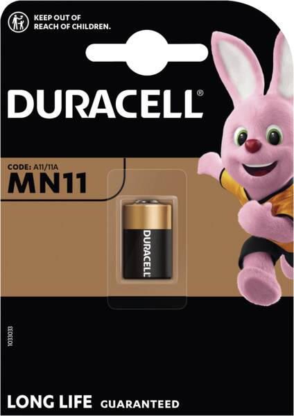 Duracell MN11, Alkali, 11A (LR11)