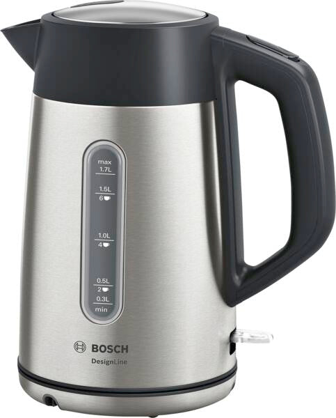 Bosch Wasserkocher, DesignLine, 1.7 l, Edelstahl