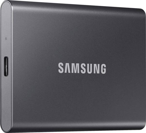 Samsung Portable SSD T7, grau, 2TB, USB-C ( MU-PC2T0T/WW)