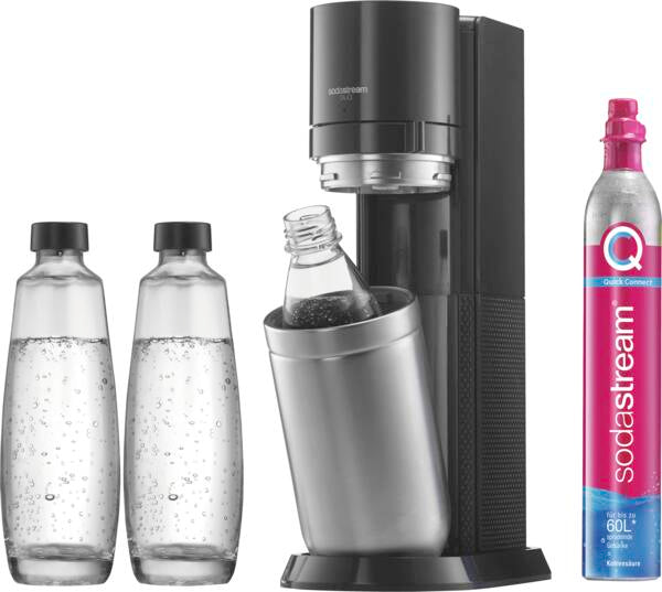Sodastream Sodagerät DUO Vorteilspack titan 3 Flaschen