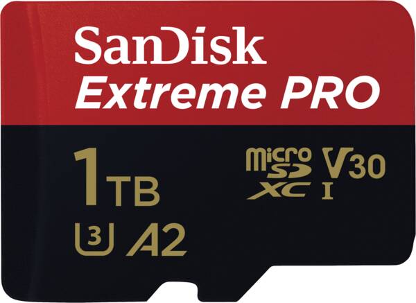 Extreme PRO microSDXC 1TB + SD Adapter + 2 years RescuePRO ( SDSQXCD-1T00-GN6MA)
