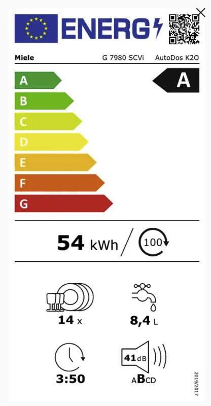 Miele G 7985 SCVi XXL AutoDos K2O Großraum-Geschirrspüler obsidianschwarz ( 12425060)