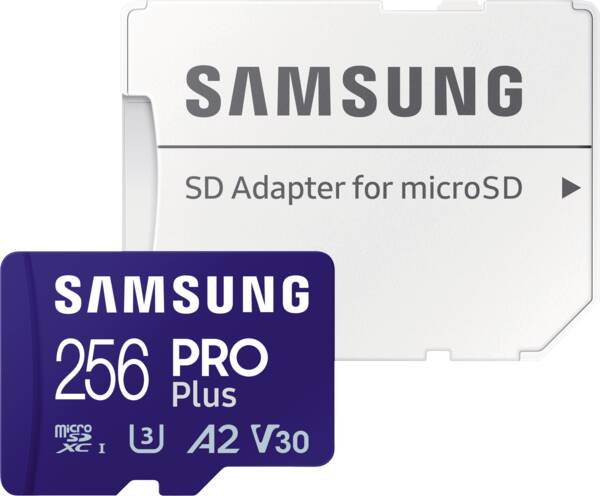 SAMSUNG PRO Plus (2023) 256GB microSD inkl. SD Adapter