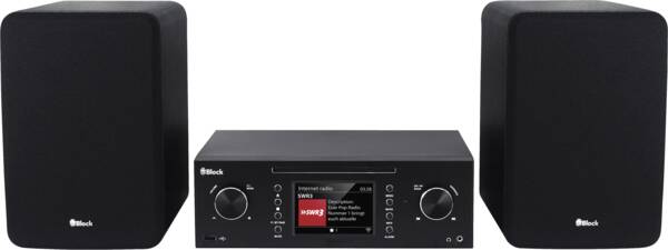 Block MHF-50 schwarz (Micro-Stereo-System)