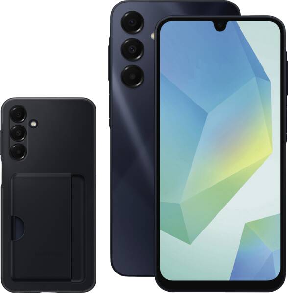 Samsung  Smartphone Galaxy A16 Black 128GB inkl. Card Slot Case ( SM-A165F/DS)