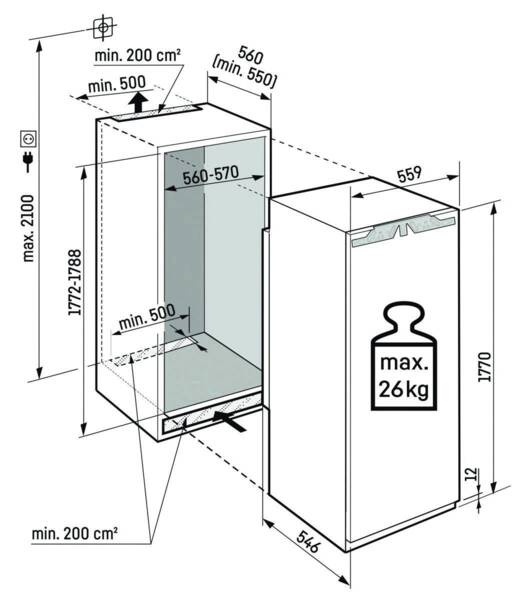 Liebherr  IRBbi 5151-20 EInbau Kühlschrank (178er Nische)