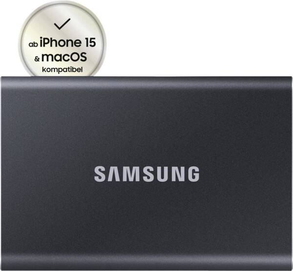 Samsung Portable SSD T7, grau, 4TB, USB-C 3.1 MU-PC4T0T