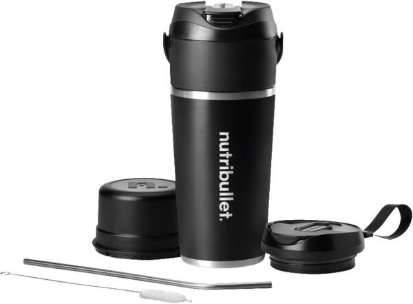 Nutribullet NBP 016B Flip Smoothie-Maker, für unterwegs, 0,59 l Fassungsvermögen, Akkubetrieb