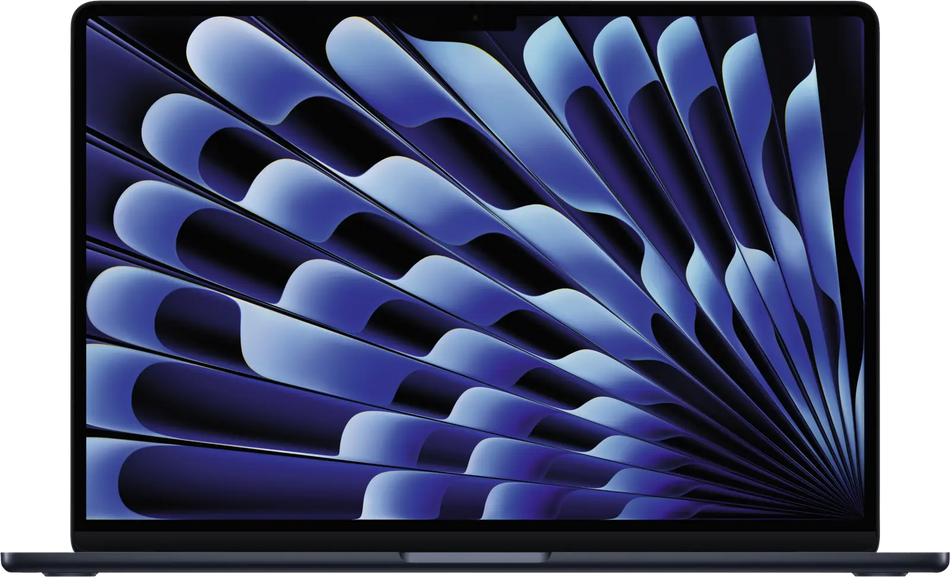 Apple MacBook Air 15", Midnight, M4 - 10 Core CPU / 10 Core GPU, 16GB RAM, 256GB SSD, DE [2025] MW1L3D/A