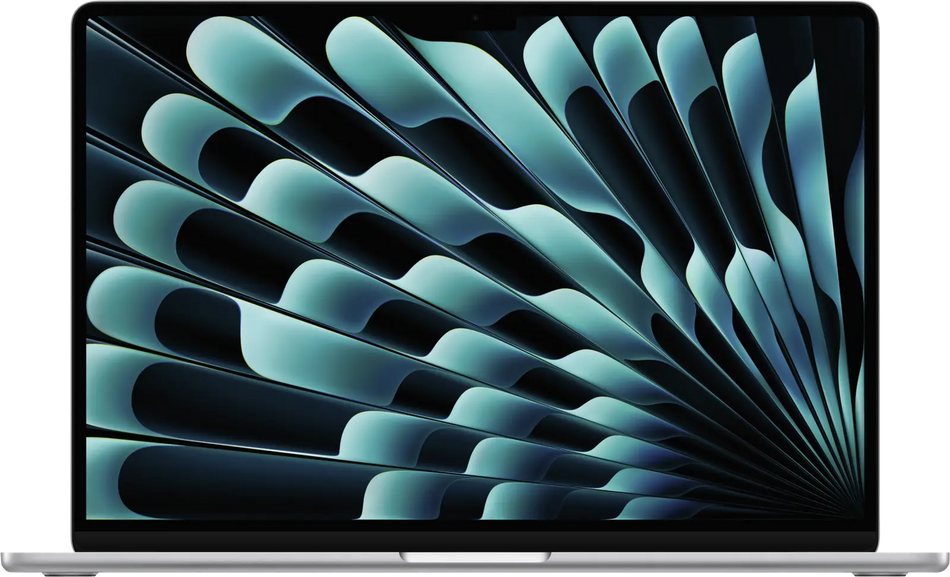 Apple MacBook Air 15", silber, M4 - 10 Core CPU / 10 Core GPU, 16GB RAM, 256GB SSD, DE [2025] MW1G3D/A