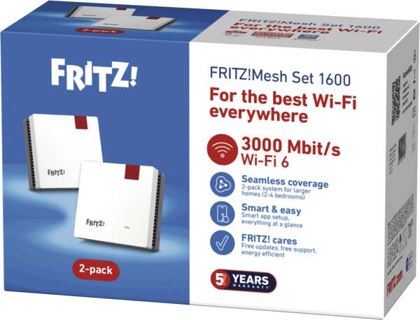 Fritz Mesh Set 1600 2-pack Edition International