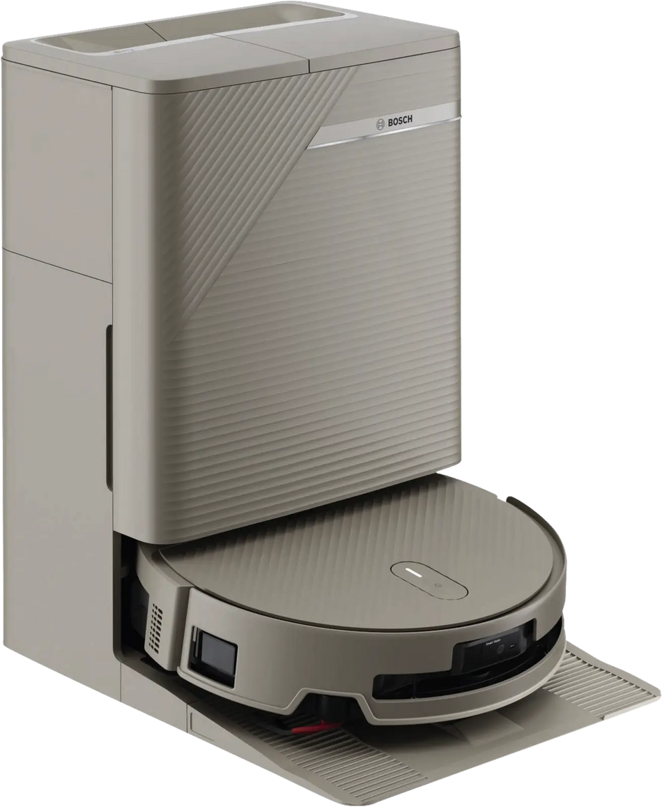 Bosch BCR2P2GXAB Spotless 2 Advanced+ Saug-/Wischroboter dark cream inkl. Absaug-/Reinigungsstation