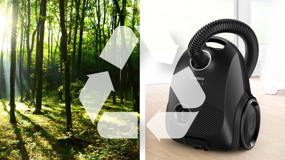 Bosch BGBS2X111 Bodenstaubsauger mit Beutel (TYPGALL)