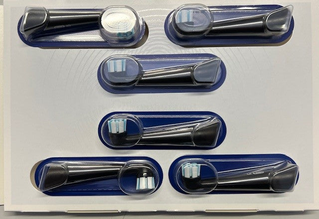 Oral-B iO Sanfte Reinigung Ersatzbürste schwarz, 6 Stück