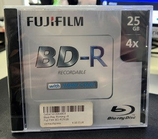 FUJIFILM BD-R (Bluray-Disc) 25GB 4X