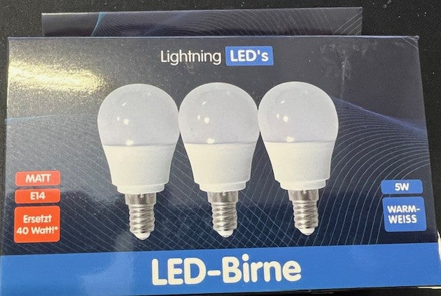 Leuchtmittel-Tropfenform-LED E14 450 lm Warmwhite