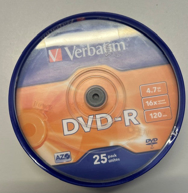 VERBATIM DVD-R-Rohlinge 25er Spindelbox (023942435228)