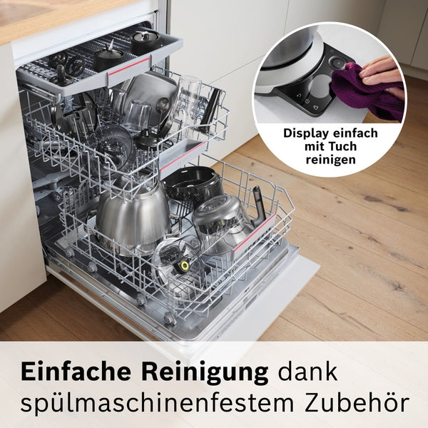 Bosch Serie 8 MUMS8ZS13 schwarz  (Küchenmaschine mit Waage )-1800W