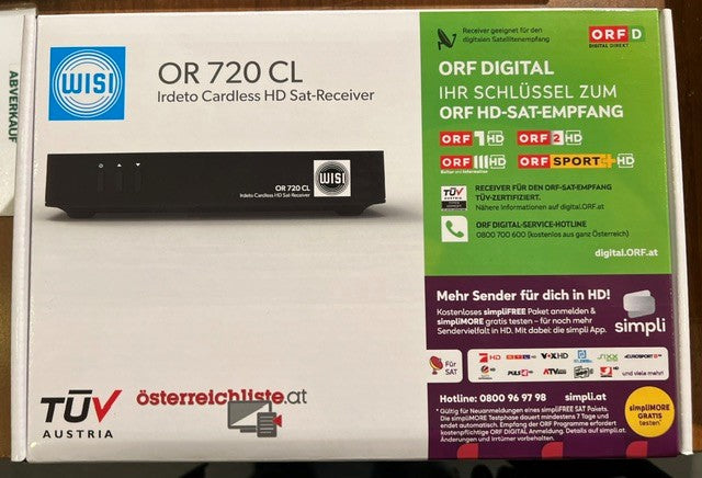 DVB-S2 Irdeto Cardless HD Sat-Receiver (OR720CL)
