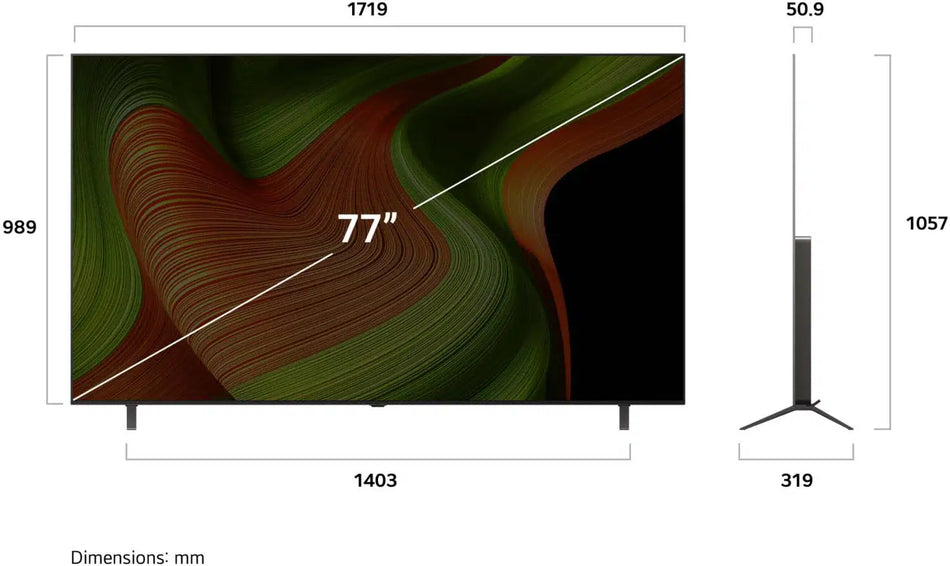 OLED-TV-GERÄTE LG 77 B59LA
