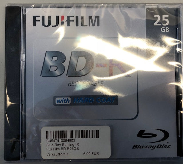 FUJIFILM BD-R (Bluray-Disc) 25GB 4X