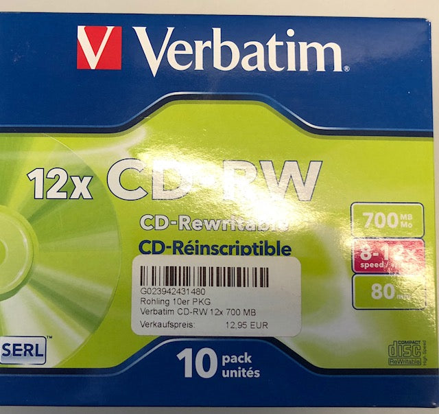 Verbatim  12XCD-RW0806-02 (Verbatim 43148)