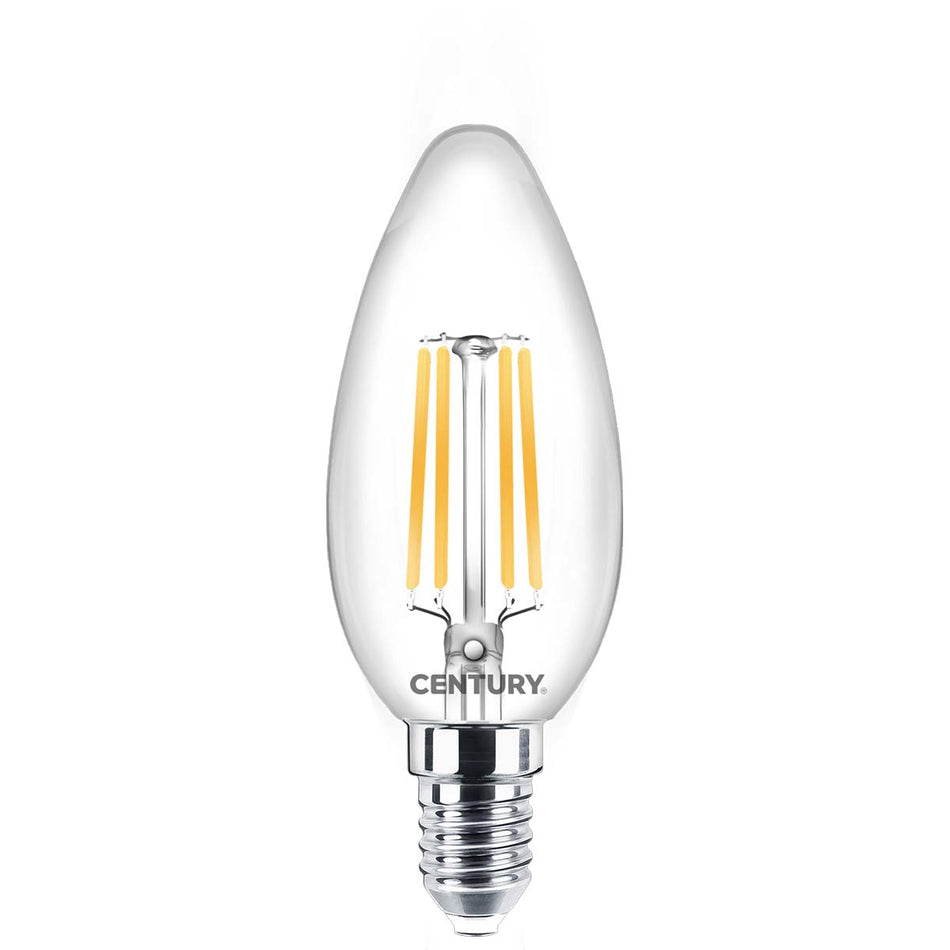 LED Vintage Filament Lampe Oliva E27 6 W 806 lm 2700 K (Kerzenform)
