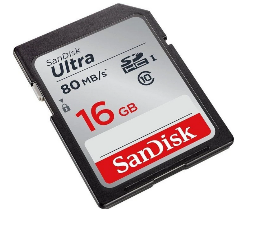 SanDisk Ultra R80 SDHC 16GB, UHS-I, Class 10 (SDSDUNC-O16G-GN6IN)