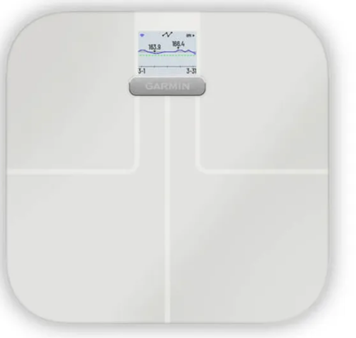 Garmin Index S2 Smart digitale Körperanalysewaage weiß