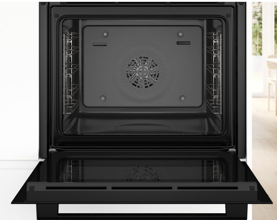 Bosch Einbaubackofen HBA534BB3 -Series 4,60 x 60 cm, Black