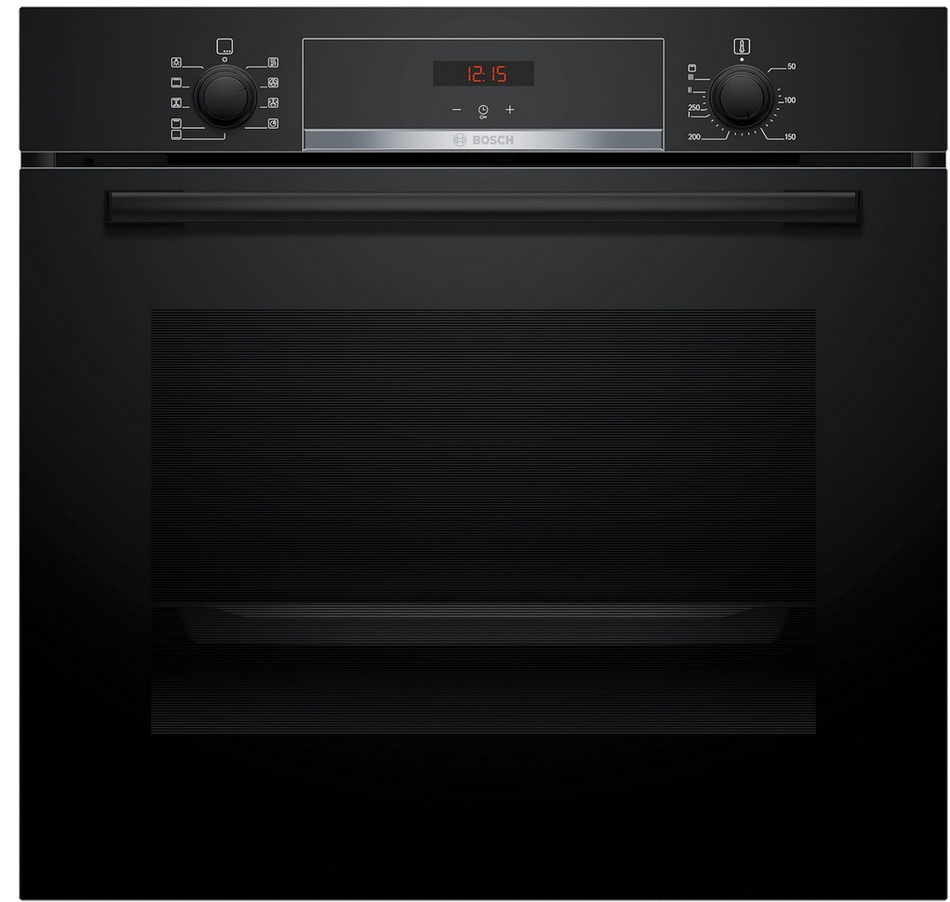 Bosch Einbaubackofen HBA534BB3 -Series 4,60 x 60 cm, Black
