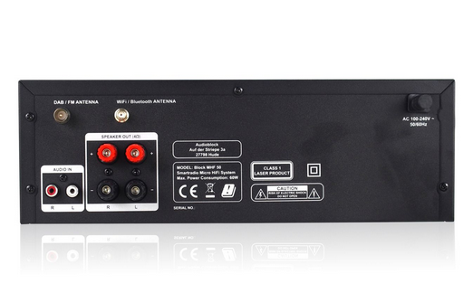 Block MHF-50 schwarz (Micro-Stereo-System)