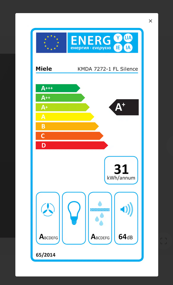 Miele KMDA 7272-1 FL Silence (12904790 ) (Muldenlüfter)