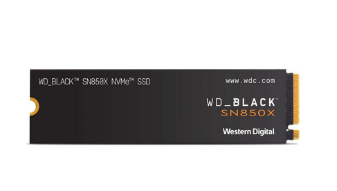 Western Digital WD_BLACK SN850X NVMe SSD 2TB, M.2 2280 / M-Key / PCIe 4.0 x4 (WDS200T2X0E)