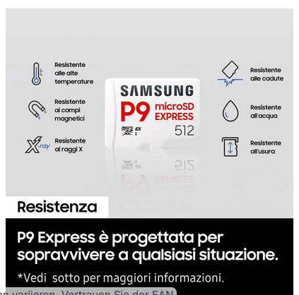 Samsung P9 Express R800/W200 512GB