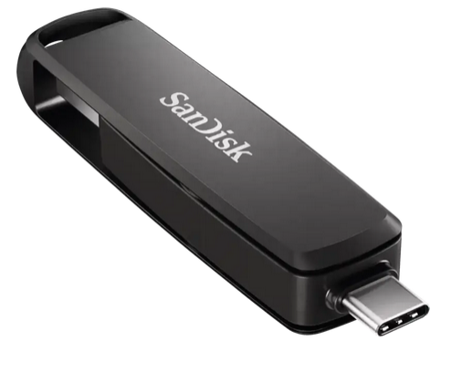SanDisk Extreme PRO Dual Drive 512GB, USB-A + USB-C, USB 3.2 Gen 2×1