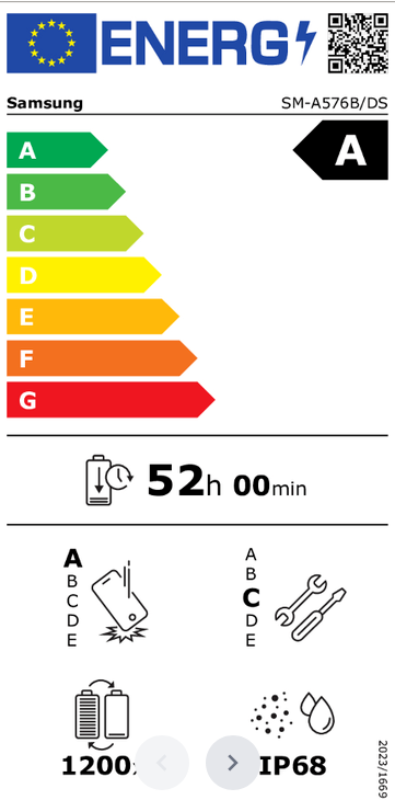 Samsung Galaxy A57 5G 256GB awesome gray SM-A576B (8806099028121)