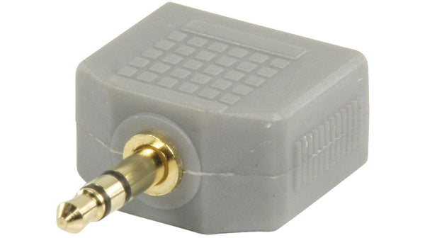 Bandrige BAP424 - Kopfhörersplitter, Gerade, 3,5-mm-Stecker - 2x 3,5 mm Buchs